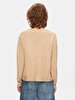 V-neck Long Sleeve Basic Knitwear Dust Pullover