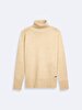 Basic Turtle Neck Long Sleeve Knitwear Dust Pullover