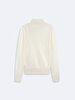 Straight Collar Long Sleeve Basic Knitwear Dust Pullover