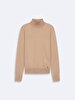 Straight Collar Long Sleeve Basic Knitwear Dust Pullover