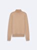 Straight Collar Long Sleeve Basic Knitwear Dust Pullover
