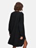 Front Open Long Sleeve Knitwear Black Cardigan