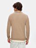 Straight Polo Buttoned Knitwear Grey Pullover