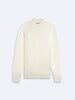Straight Collar Long Sleeve Knitwear Dust Pullover