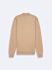 Straight Collar Long Sleeve Knitwear Dust Pullover