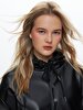 Oversized With Hood Black Jacket