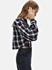 Check Woven Blue Shirt