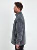 Straight Collar Straight Grey Jacket
