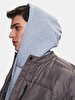 Crew Neck Straight Brown Coat