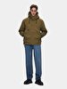 With Hood Technical Green Coat