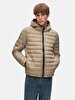 With Hood Straight Green Coat