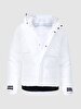 With Hood Puffer White Coat
