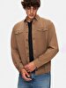 Straight Regular Fit Grey Shirt