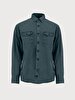 Straight Regular Fit Blue Shirt
