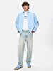 Straight Regular Fit Blue Shirt