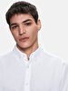 Basic Long Arm Oxford White Shirt