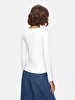 V-neck Ribbed Dust T-shirt