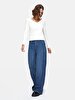 V-neck Ribbed Dust T-shirt
