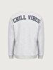 Surface With Print Grey Sweatshirt