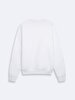 Metal Appligue With Print White Sweatshirt