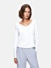 V-neck Long Sleeve Dust T-shirt