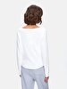 V-neck Long Sleeve Dust T-shirt