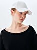 Incision Wide Collar Pale Looking Black T-shirt