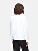 Sign With Print Beige Sweatshirt