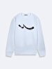 Sign With Print Lilac Sweatshirt
