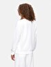 Straight Crew Neck Long Sleeve Basic Beige Sweatshirt