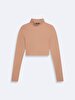 Straight Collar Long Sleeve Dust T-shirt