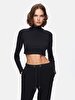 Fine Wicked Straight Collar Black T-shirt