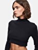 Fine Wicked Straight Collar Black T-shirt