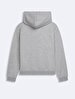 With Print With Hood Without Zipper Regular Fit Grey Sweatshirt