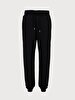 Print Jogger Regular Fit Black Tracksuit