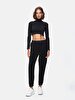 Basic Elastic Black Tracksuit