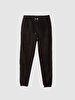 Straight Jogger Regular Fit Black Tracksuit