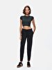 Basic Elastic Black Tracksuit