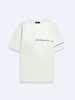 Crew Neck Short Arm Relaxed Blue T-shirt