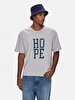 Crew Neck Short Arm Square Grey T-shirt