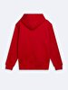 Si̇gned With Hood Without Zipper Regular Fit Red Sweatshirt