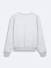 New York With Print Crew Neck Long Sleeve Grey Sweatshirt