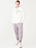Surface With Print With Hood White Sweatshirt