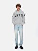 Print With Hood Grey Sweatshirt