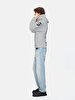 Print With Hood Grey Sweatshirt
