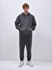 Straight With Hood Anthracite Sweatshirt