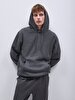Straight With Hood Anthracite Sweatshirt