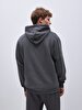 Straight With Hood Anthracite Sweatshirt