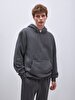 Straight With Hood Anthracite Sweatshirt