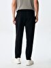 Straight Jogger Black Tracksuit